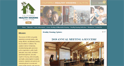 Desktop Screenshot of cahealthyhousing.org